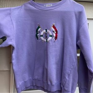 Lavender YSL crew neck, 2000s, no flaws